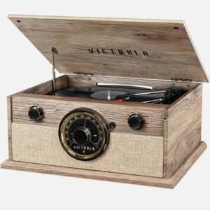 Victrola Wooden Record Player